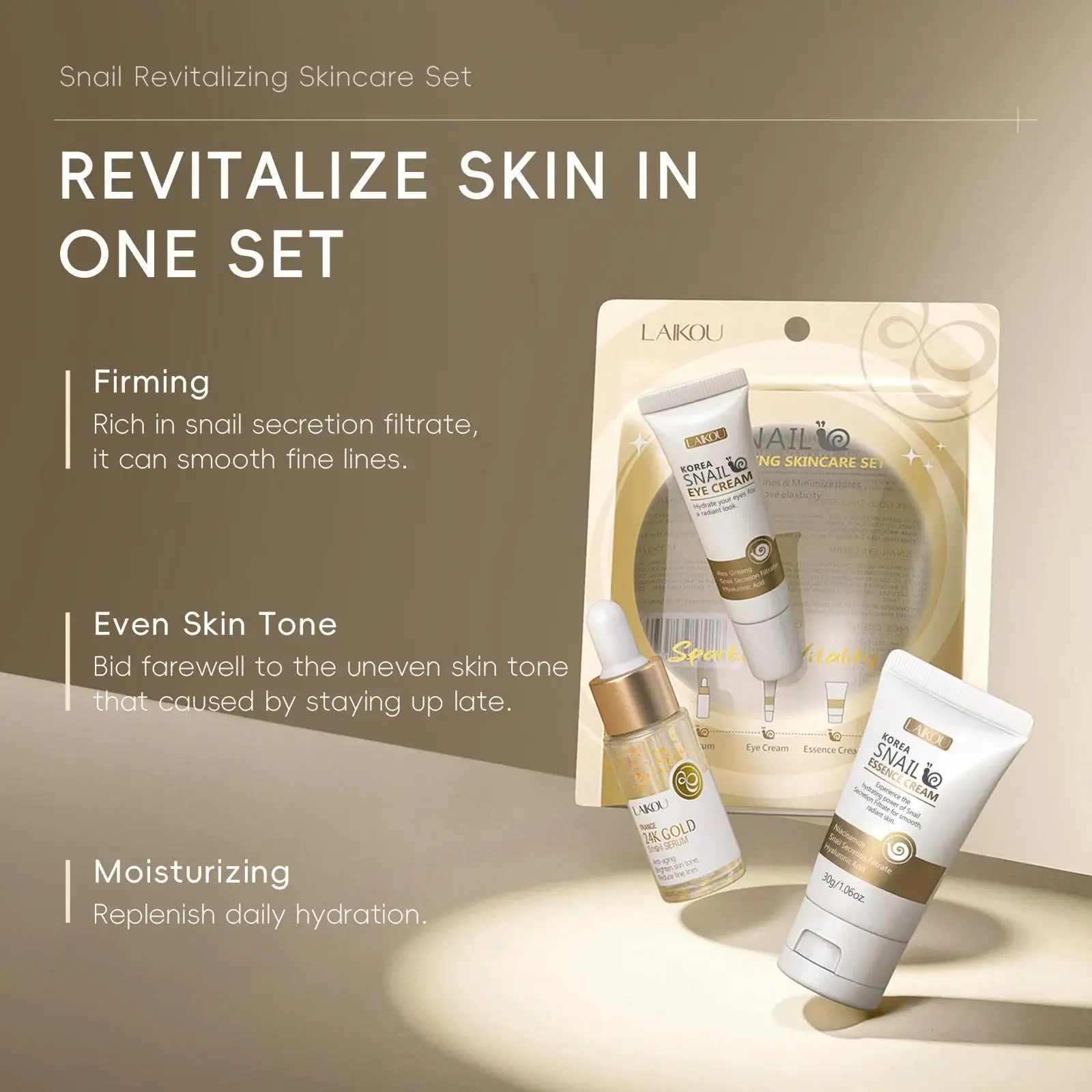 24K Gold Snail Repair Serum Ey - Luxury Skincare For Women 评论和价格