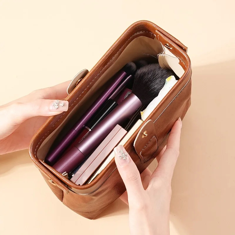 Vintage PU Leather Luxury Cosm - Luxury Skincare Accessories 评论和价格