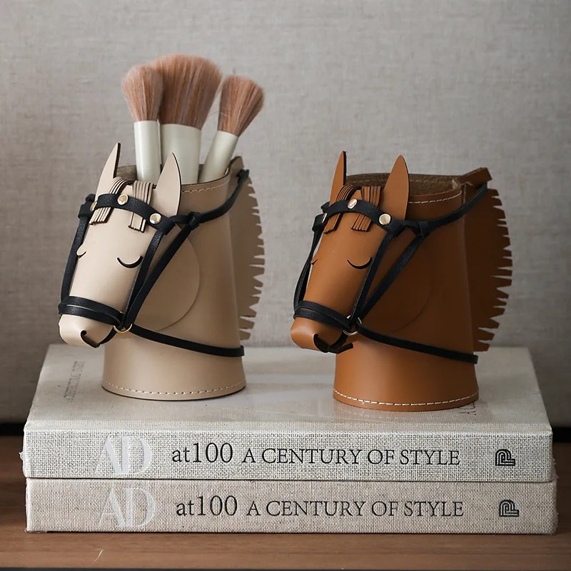 Luxury Leather Horse-head Stor - Luxury Skincare Accessories 评论和价格