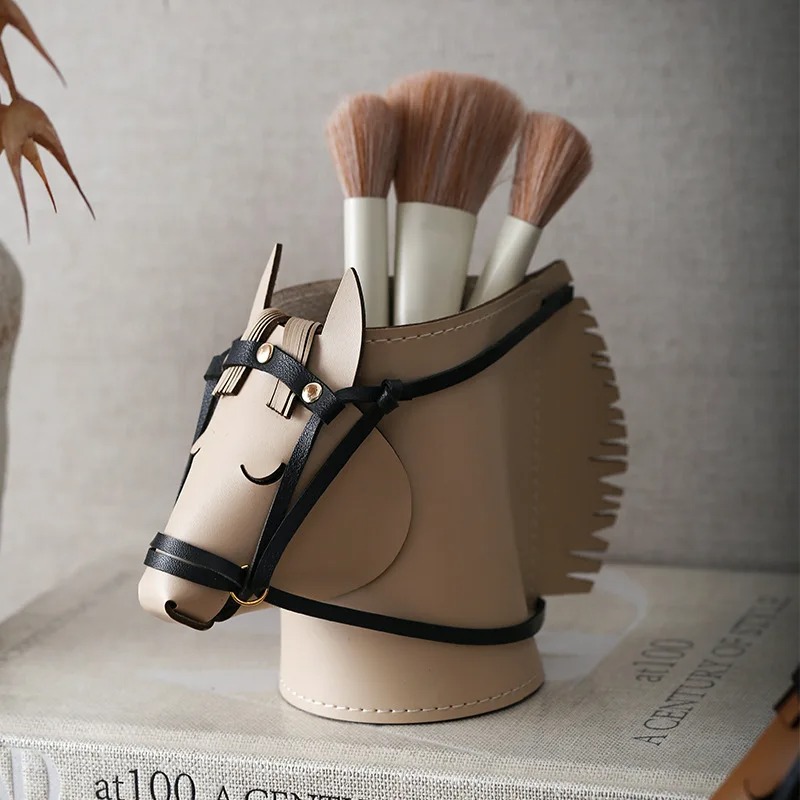 Luxury Leather Horse-head Stor - Luxury Skincare Accessories 评论和价格