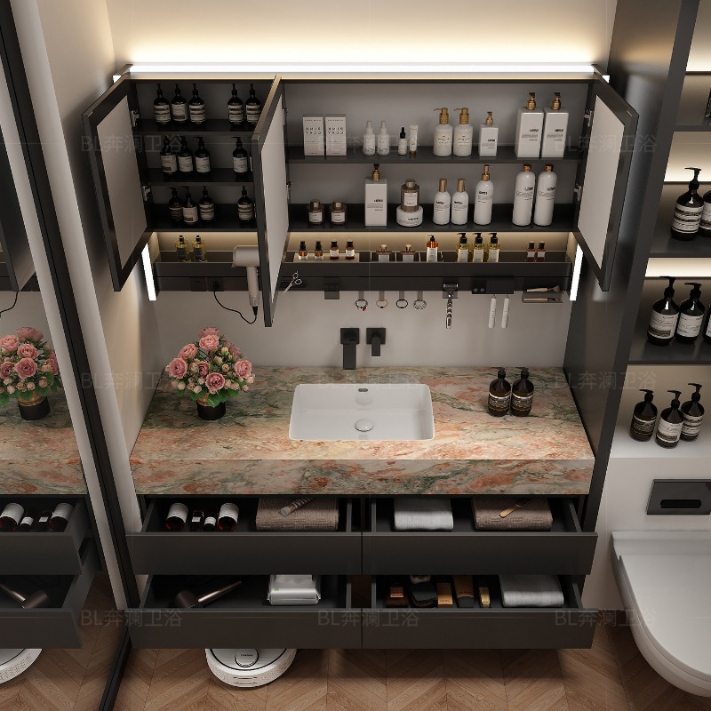 Luxury Mirror Bathroom Cabinet - Luxury Skincare Accessories 评论和价格
